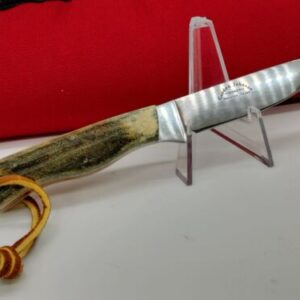 Gorden W Johnson of Houston Custom Fixed Blade Knife Stag Handle