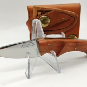 Gorden W Johnson of Houston Custom Fixed Blade Knife matching sheath