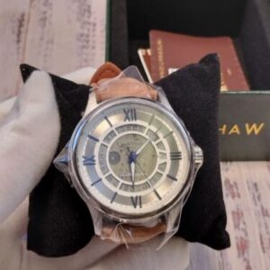 EARNSHAW SADDLE SILVER WHITE AUTOMATIC MEN'S WATCH NEW ES-8209-03