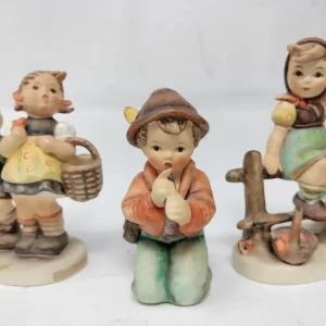 Lot of 3 Vintage Goebel Figurines: Little Tooter, Just Resting, To Market