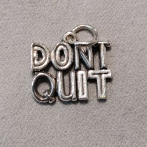 James Avery Don't Quit Charm