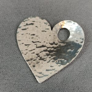 James Avery Hammered Heart Pendant