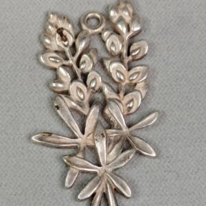Retired James Avery Texas Bluebonnet Flowers Brooch Sterling Silver Pin