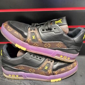 Louis Vuitton Monogram Mens Trainer Sneaker Size 8
