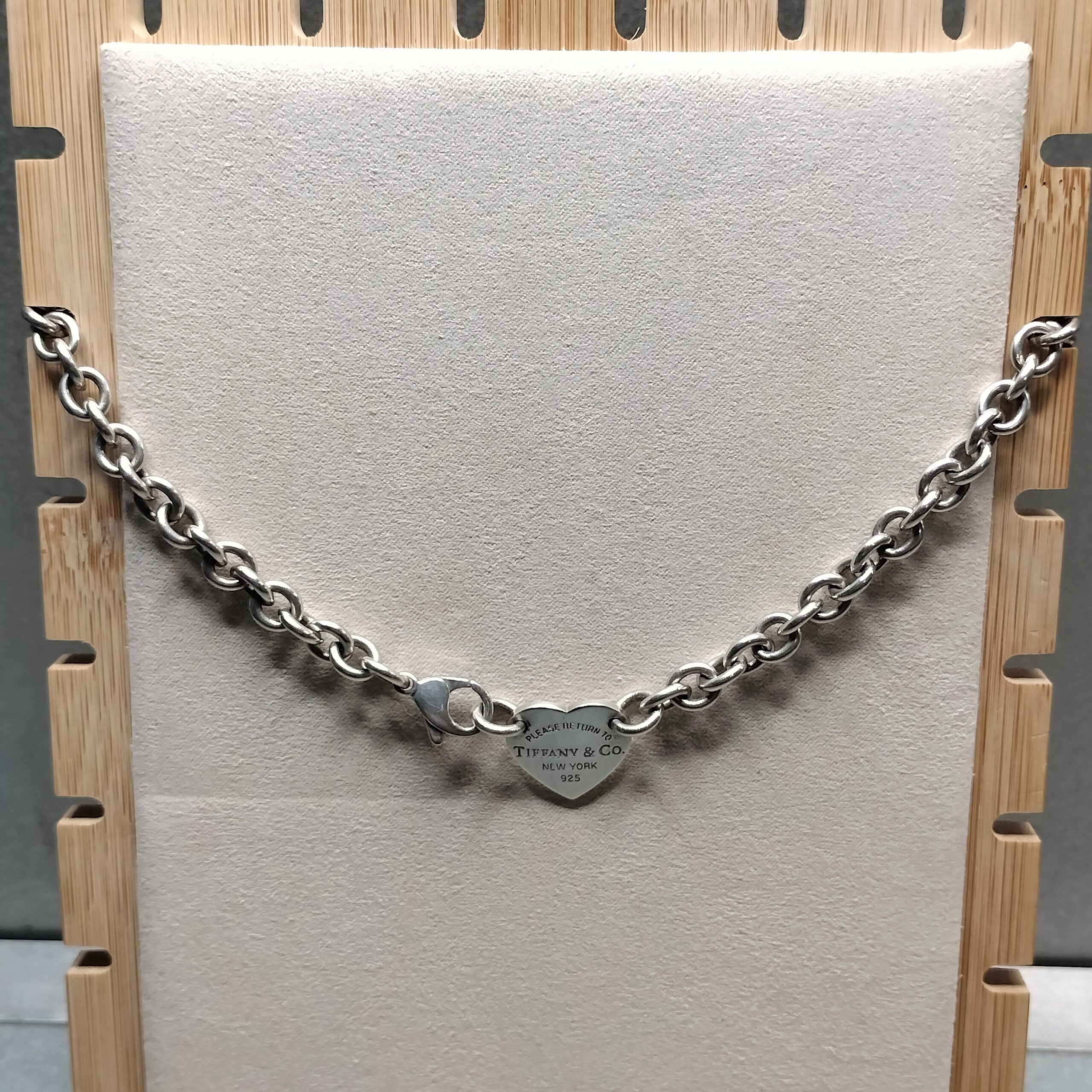Please Return to Tiffany & Co New York 925 Necklace 16"